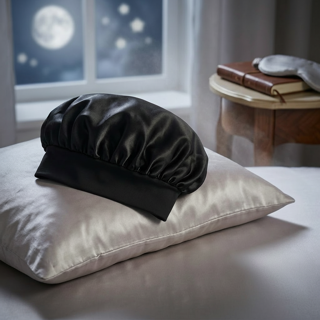 Premier Cuffia Da Notte In Seta Pura