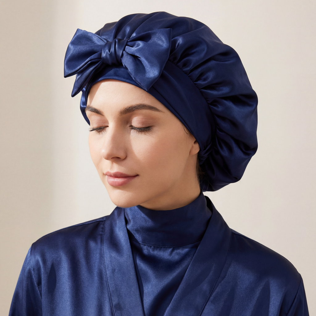 Cuffia Da Notte In Seta Pura